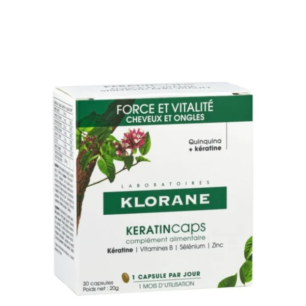 7772954-Klorane KeratinCaps - Suplemento Alimentar x30.webp